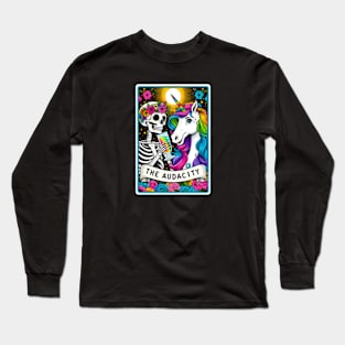 The Audacity Tarot Card Long Sleeve T-Shirt